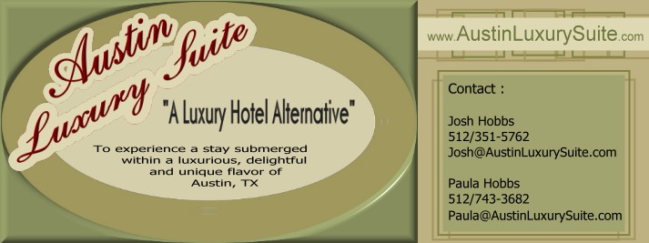 As an alternative to Boutique Hotels in Austin, you won't find anything better than the Austin Luxury Hotel Suite