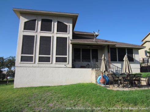 Solar Window Screens are the BEST energy saving device you can use for Austin Texas homes.