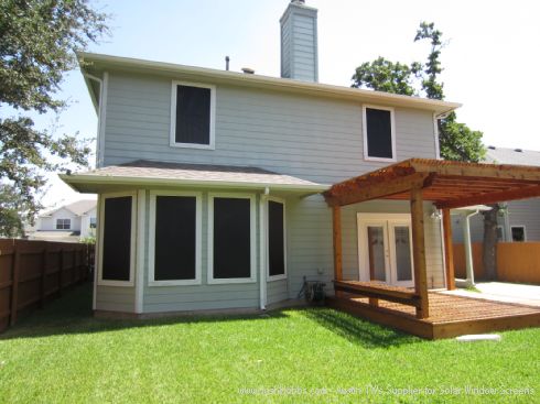 If you window gets sun, you want to shade it with a Solar Screen.